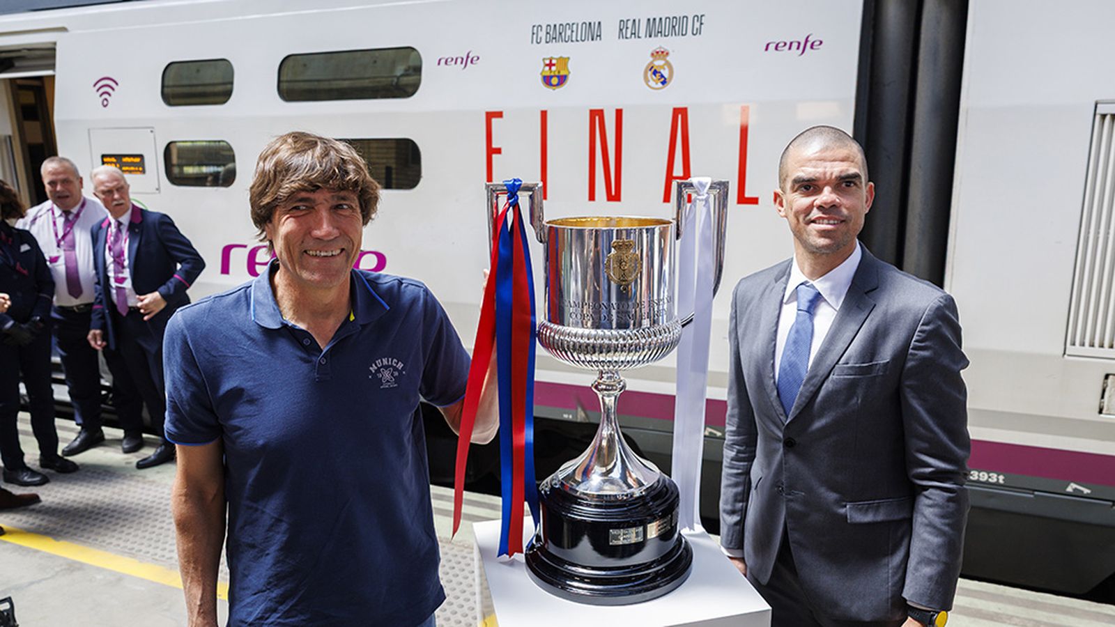 La Copa del Rey llega a Sevilla con Salinas y Pepe