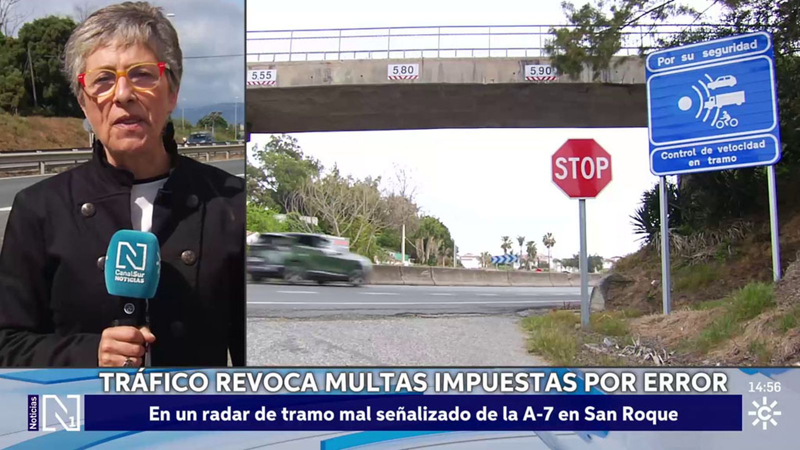 La DGT anula las multas impuestas por un radar en San Roque