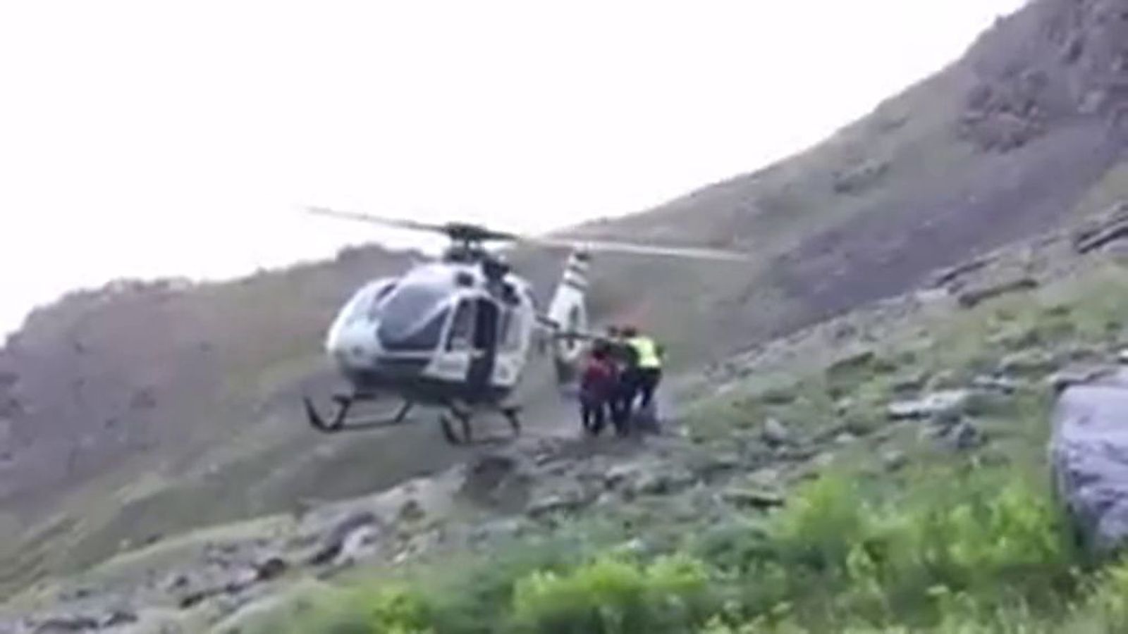 Captura Helicópetro Sierra Nevada