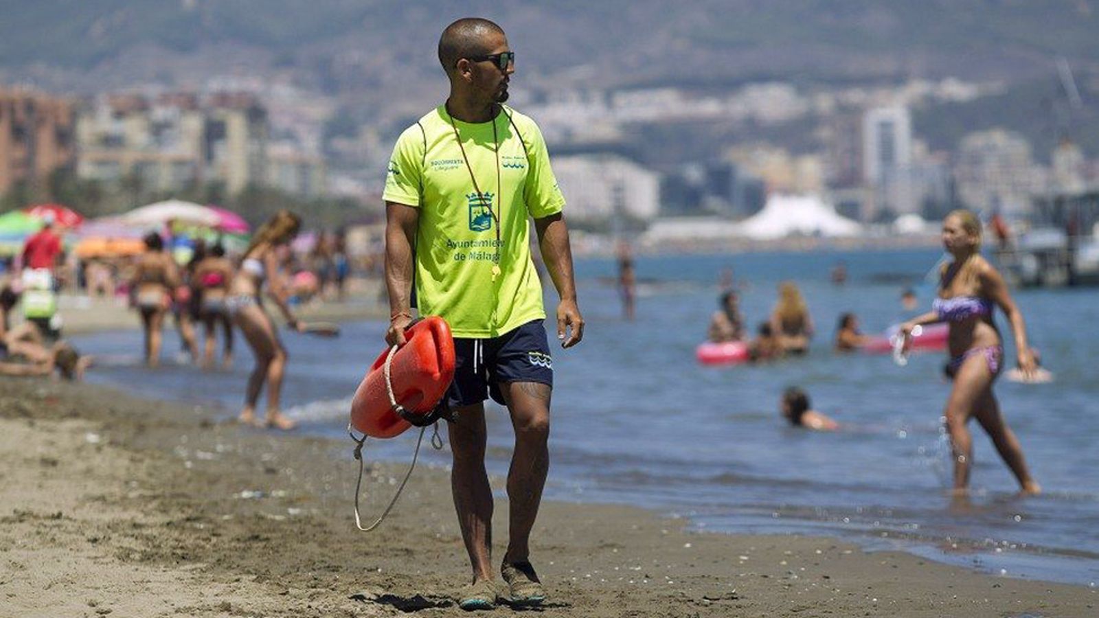 vigilante de la playa