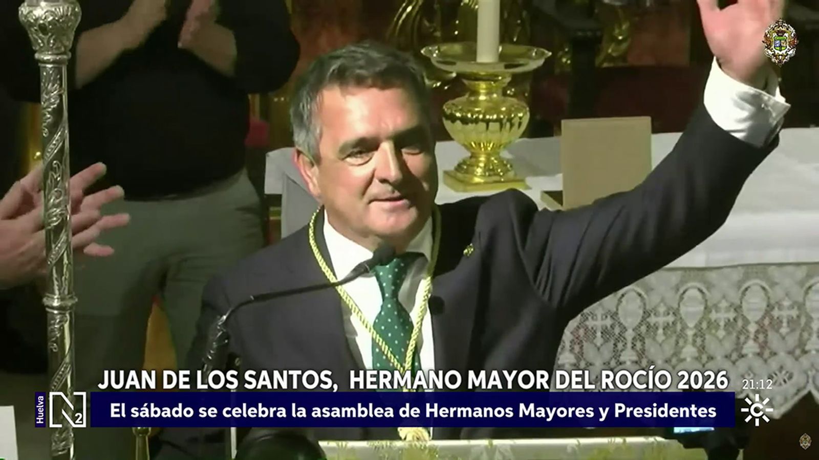 Juan de los Santos, Hermano Mayor del Rocío 2026