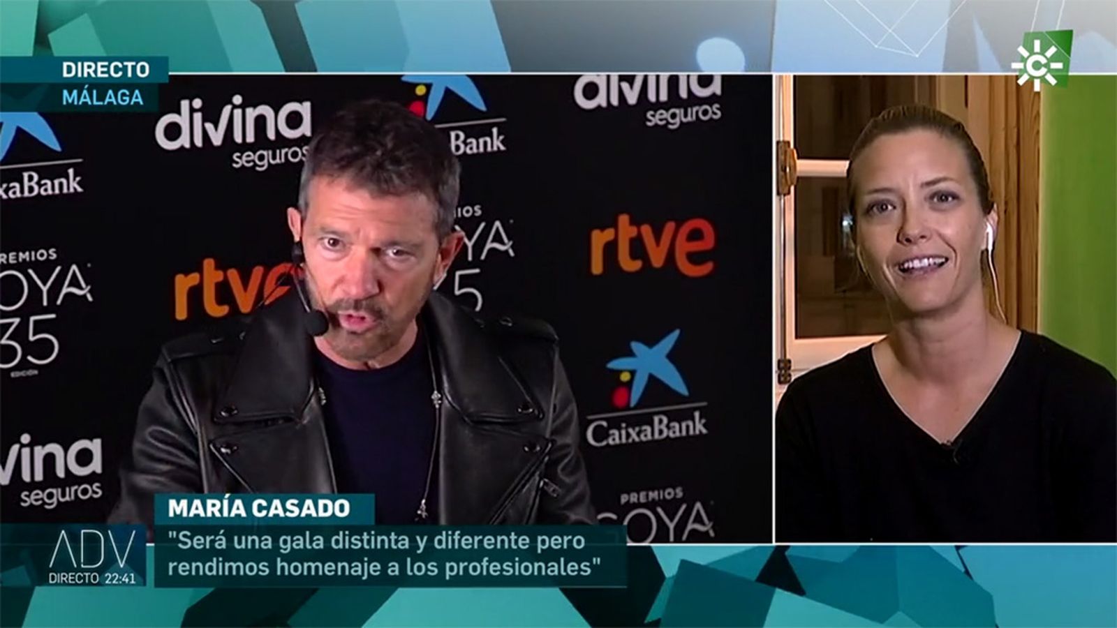 Detalles de la gala de los Goya con María Casado