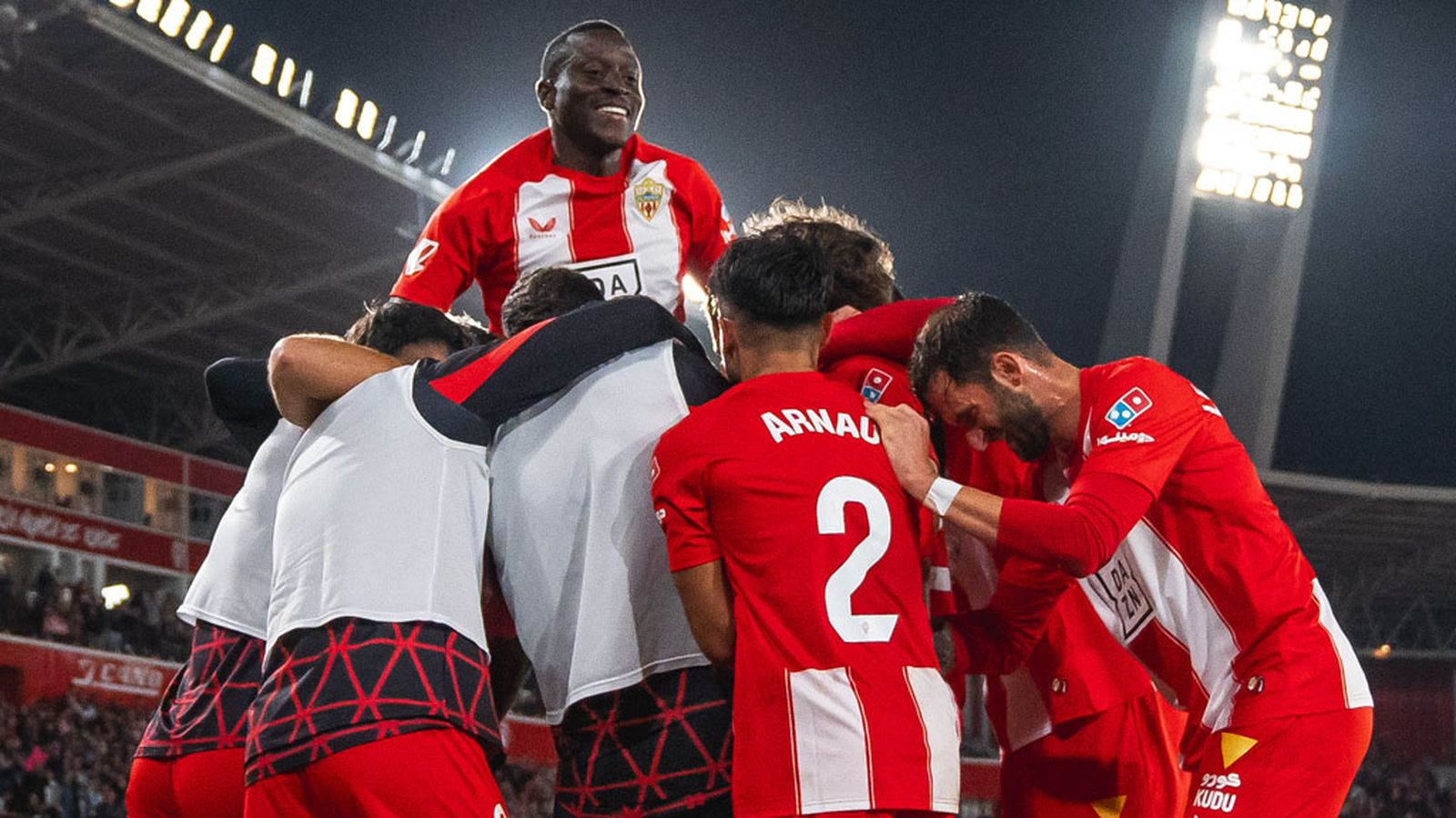 almeria celebración gol