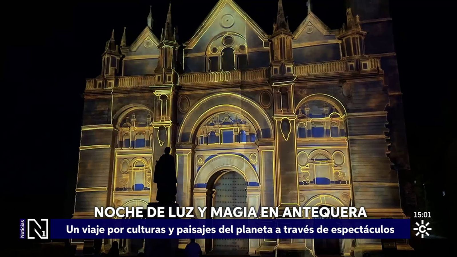 Noche de luz y magia en Antequera