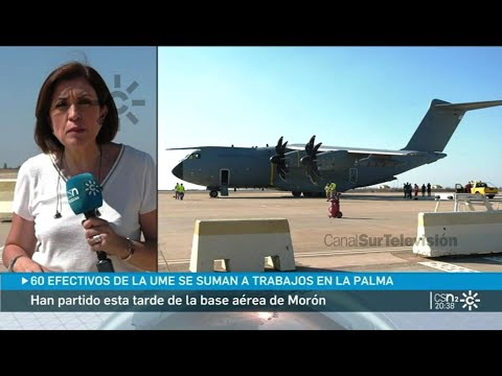 La UME presta ayuda en La Palma por el volcán