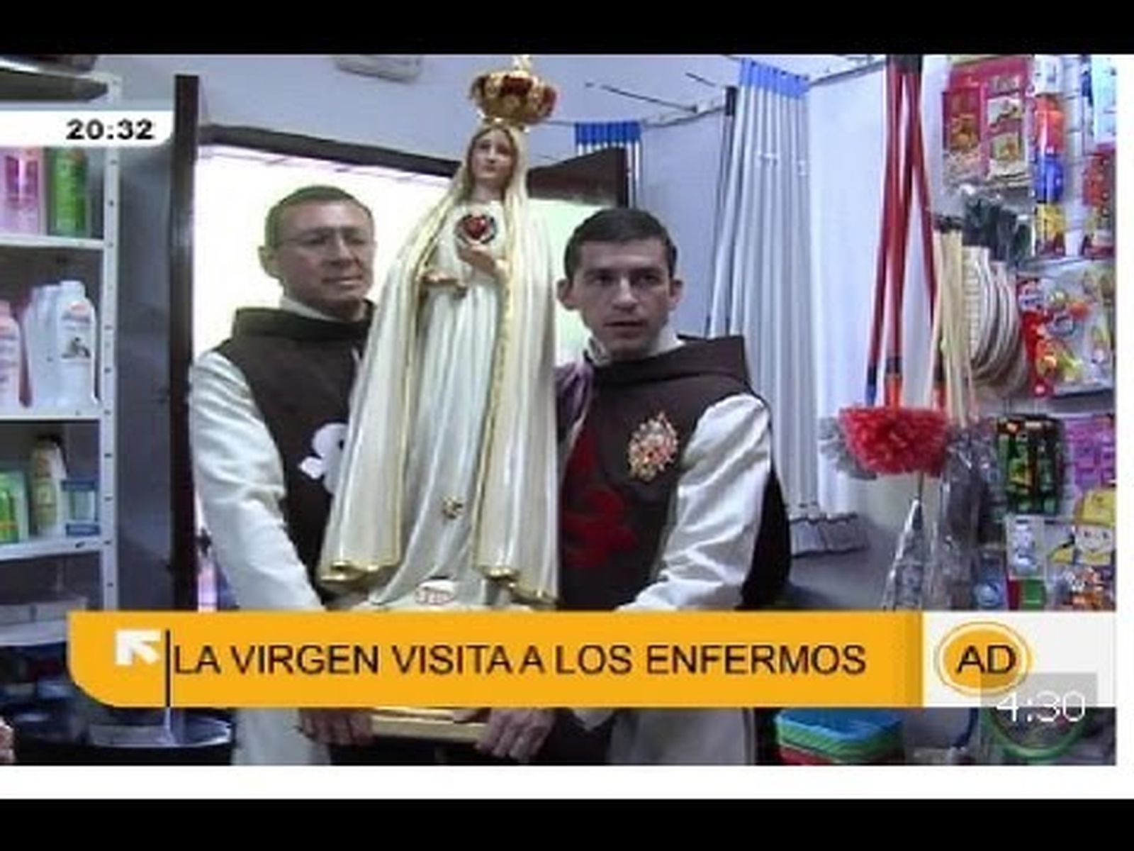La Virgen milagrosa de Fátima regresa a Rota (Cádiz) en 2009, tras el milagro de José Castellanos.