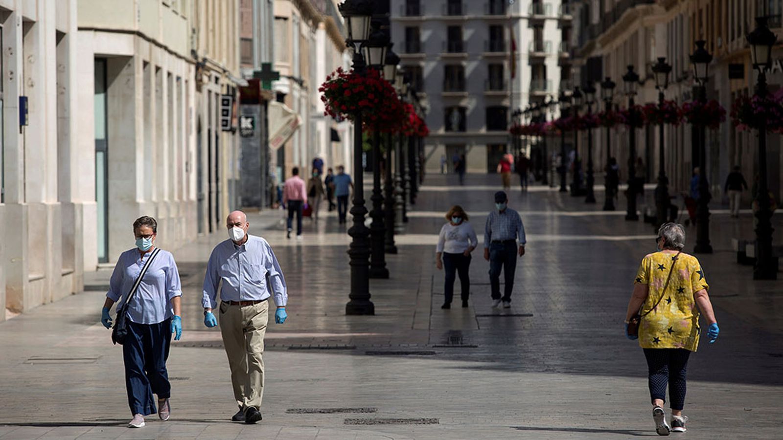 Paseo confinamiento Málaga
