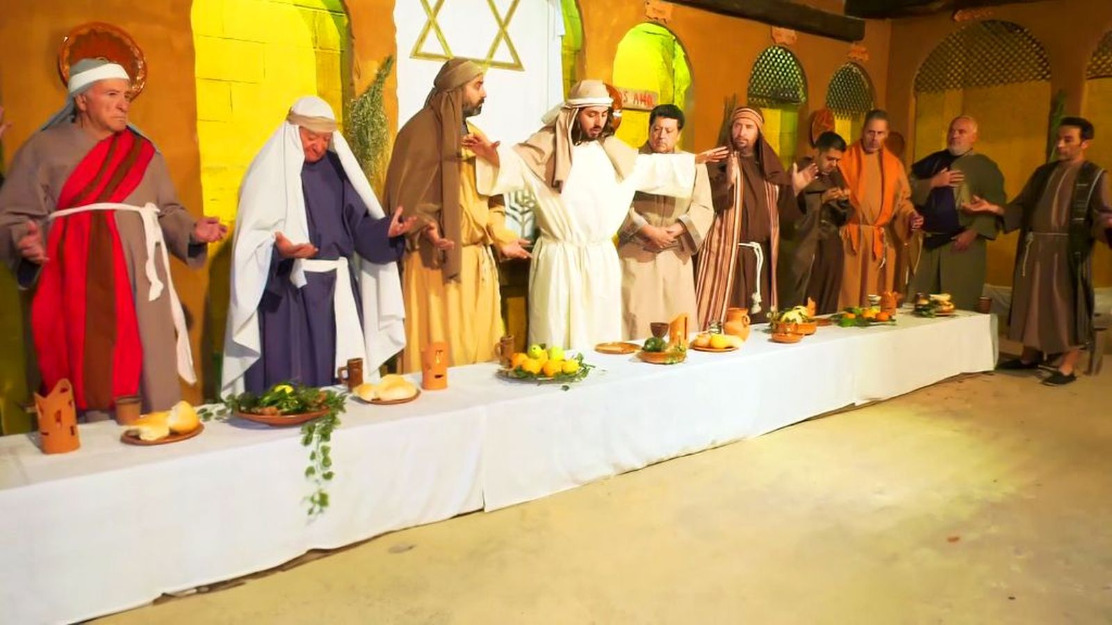 Gibraleón revive la Pasión de Cristo con 150 vecinos y 12 escenas que tocan el corazón