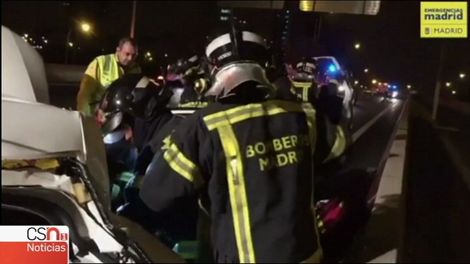 Captura accidente Madrid