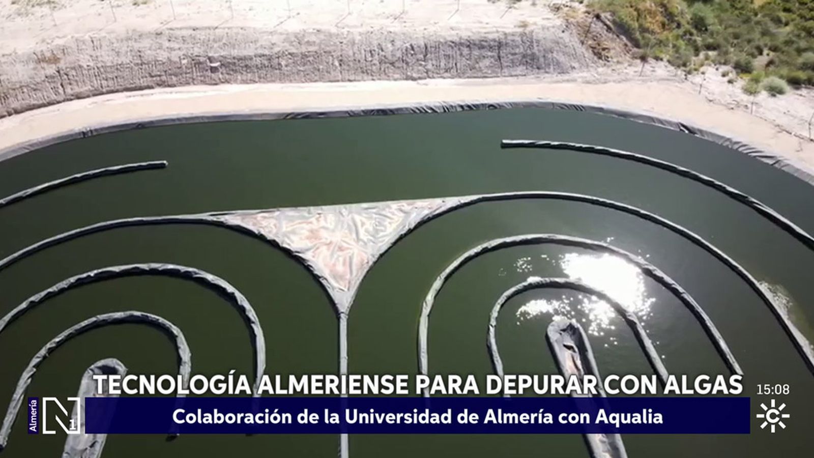 Tecnología almeriense para depurar con algas