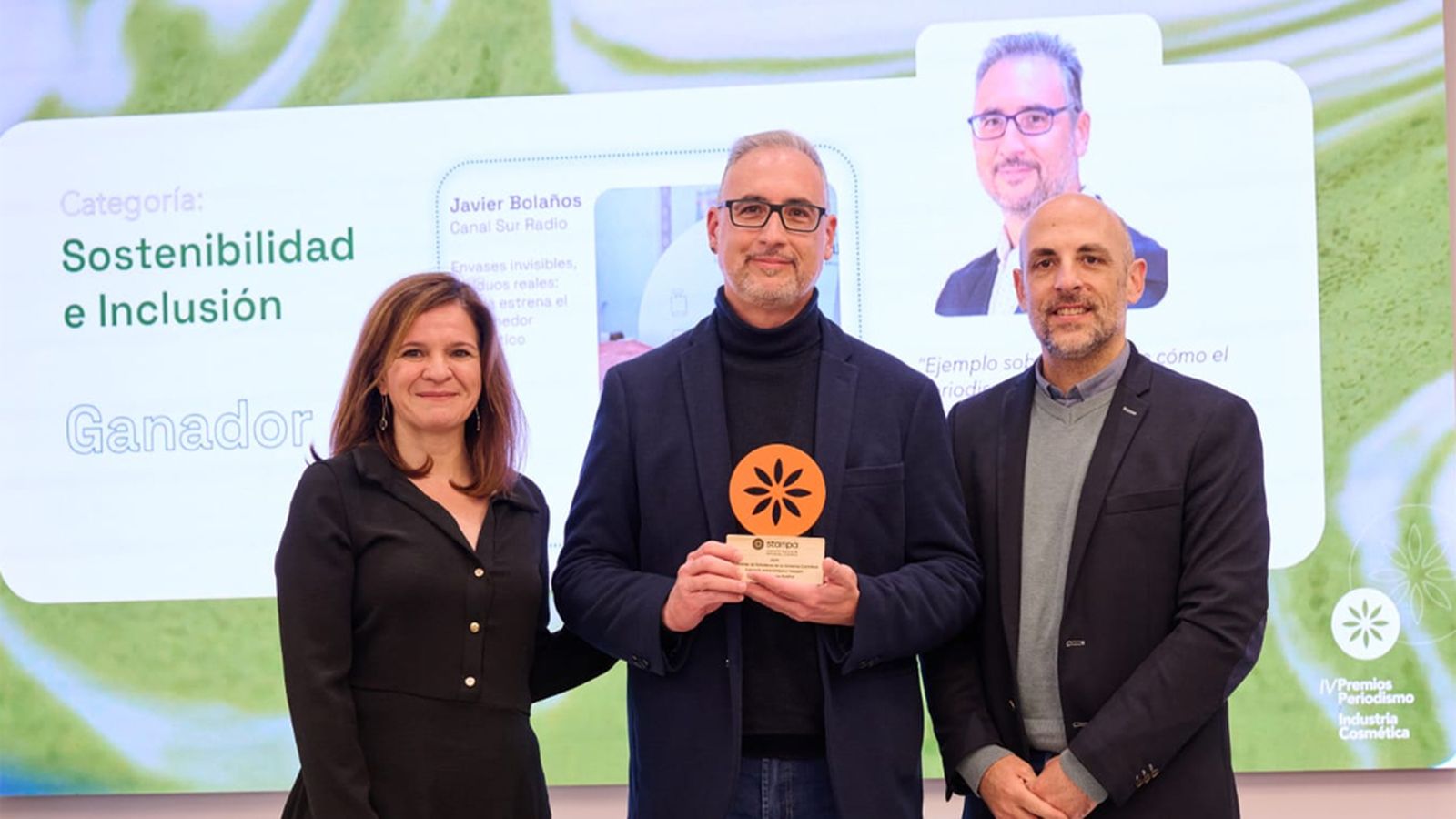 JAVIER BOLAÑOS PREMIO EN COSMÉTICA