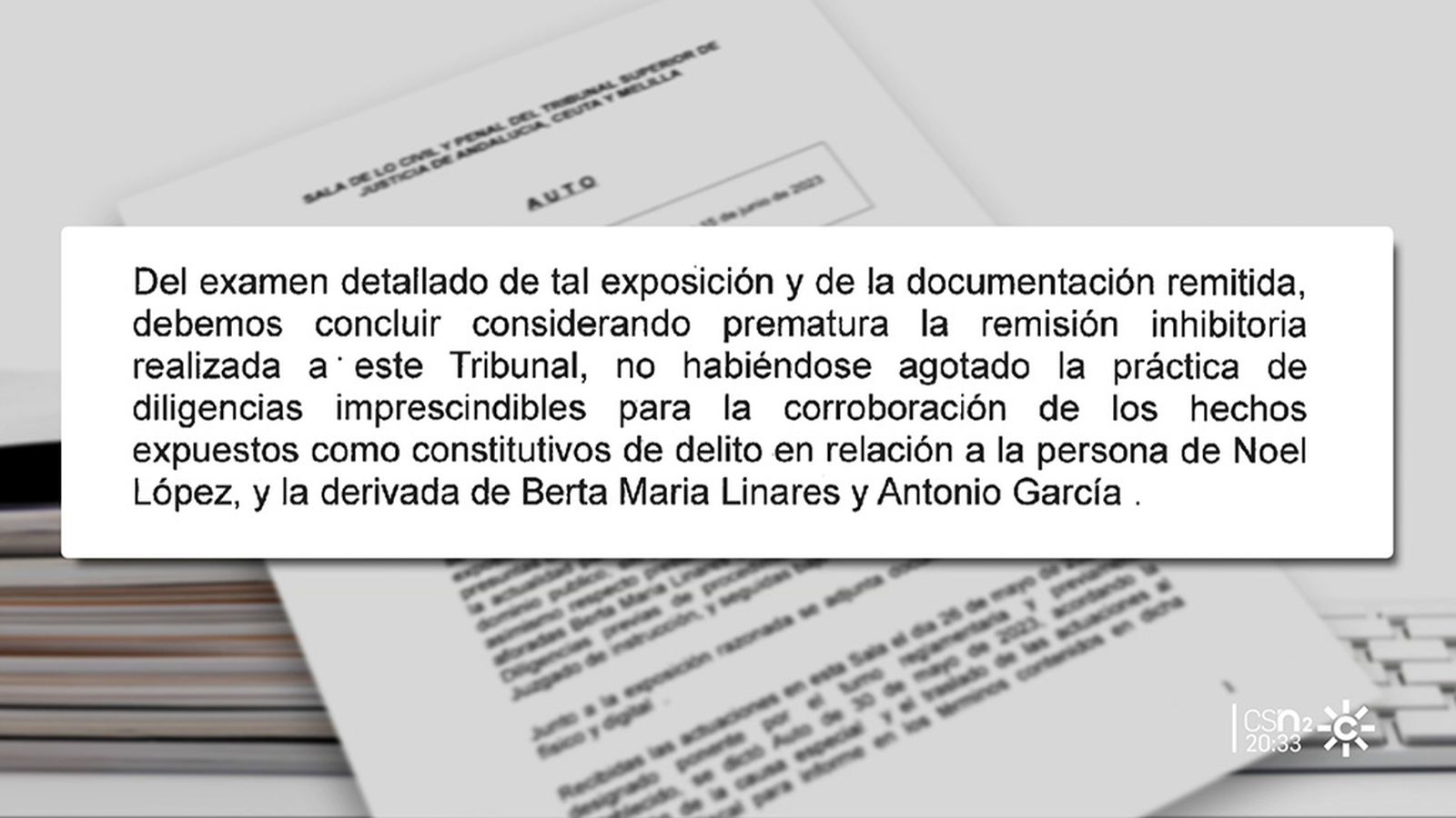 Auto del TSJA sobre Maracena