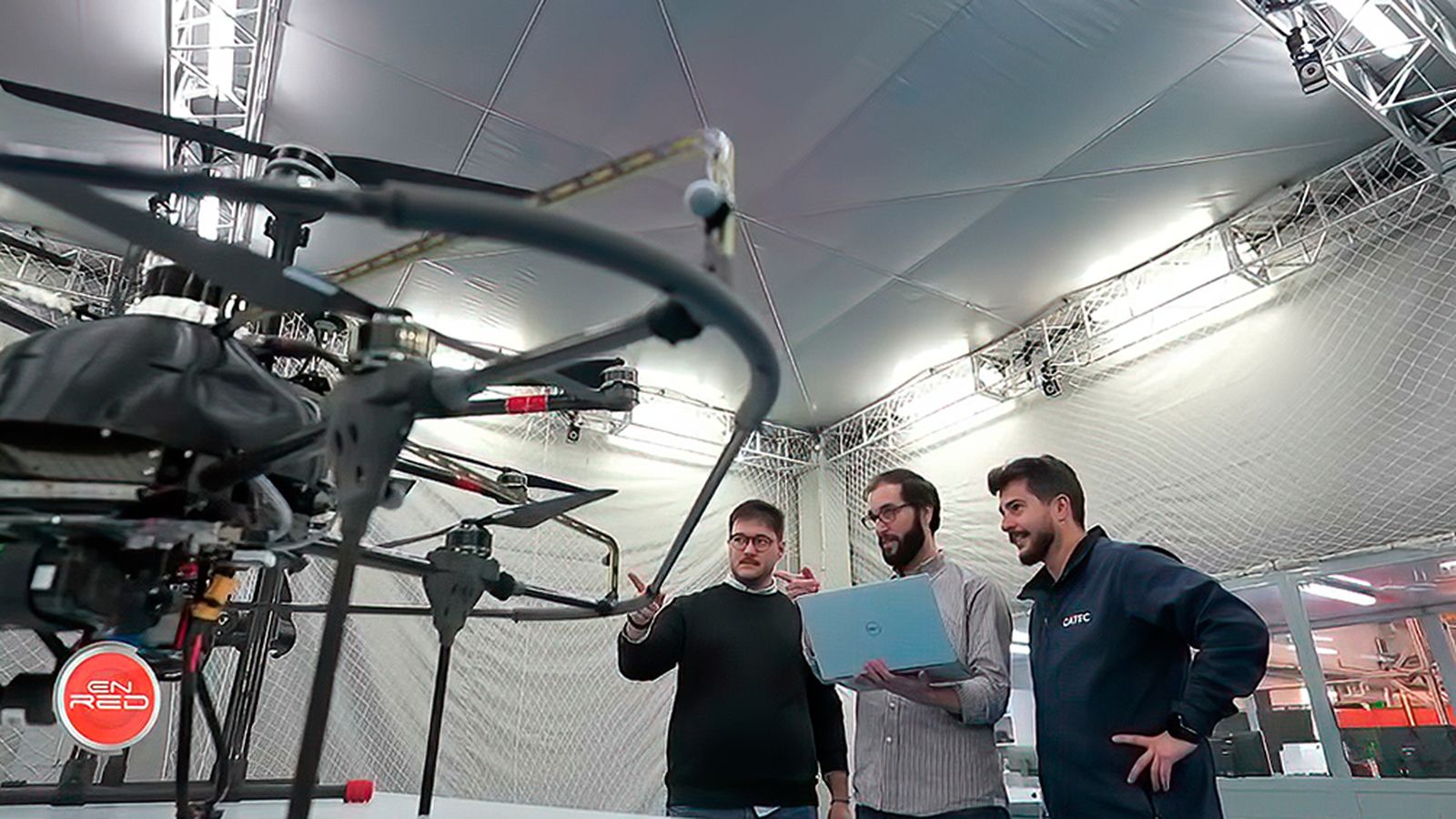 Drones diseñados en Sevilla que revolucionan el sector de la construcción