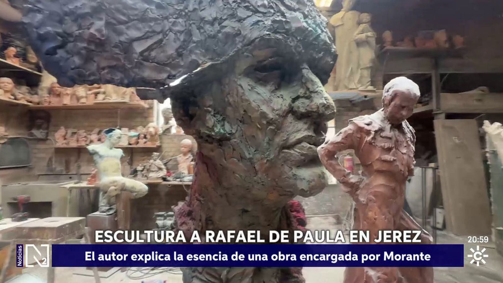 Escultura de Rafael de Paula en Jerez