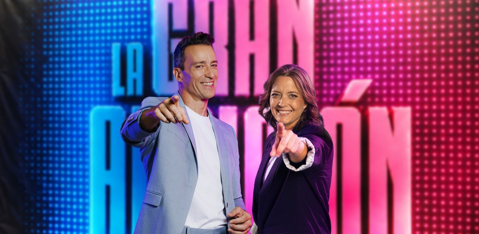 María Casado y Pablo Puyol, presentadores de "La Gran Audición"