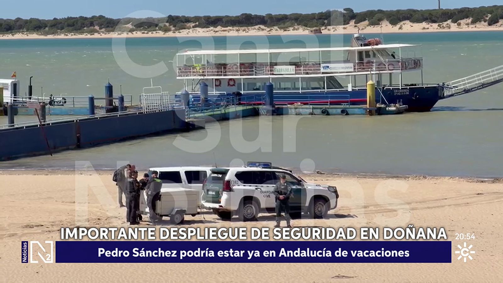 Sánchez, de vacaciones en Doñana