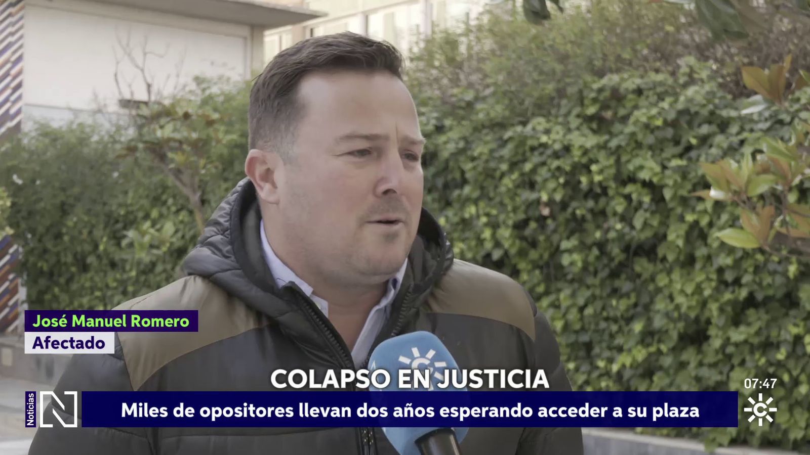 Opositores de justicia dos años esperando para ocupar su plaza