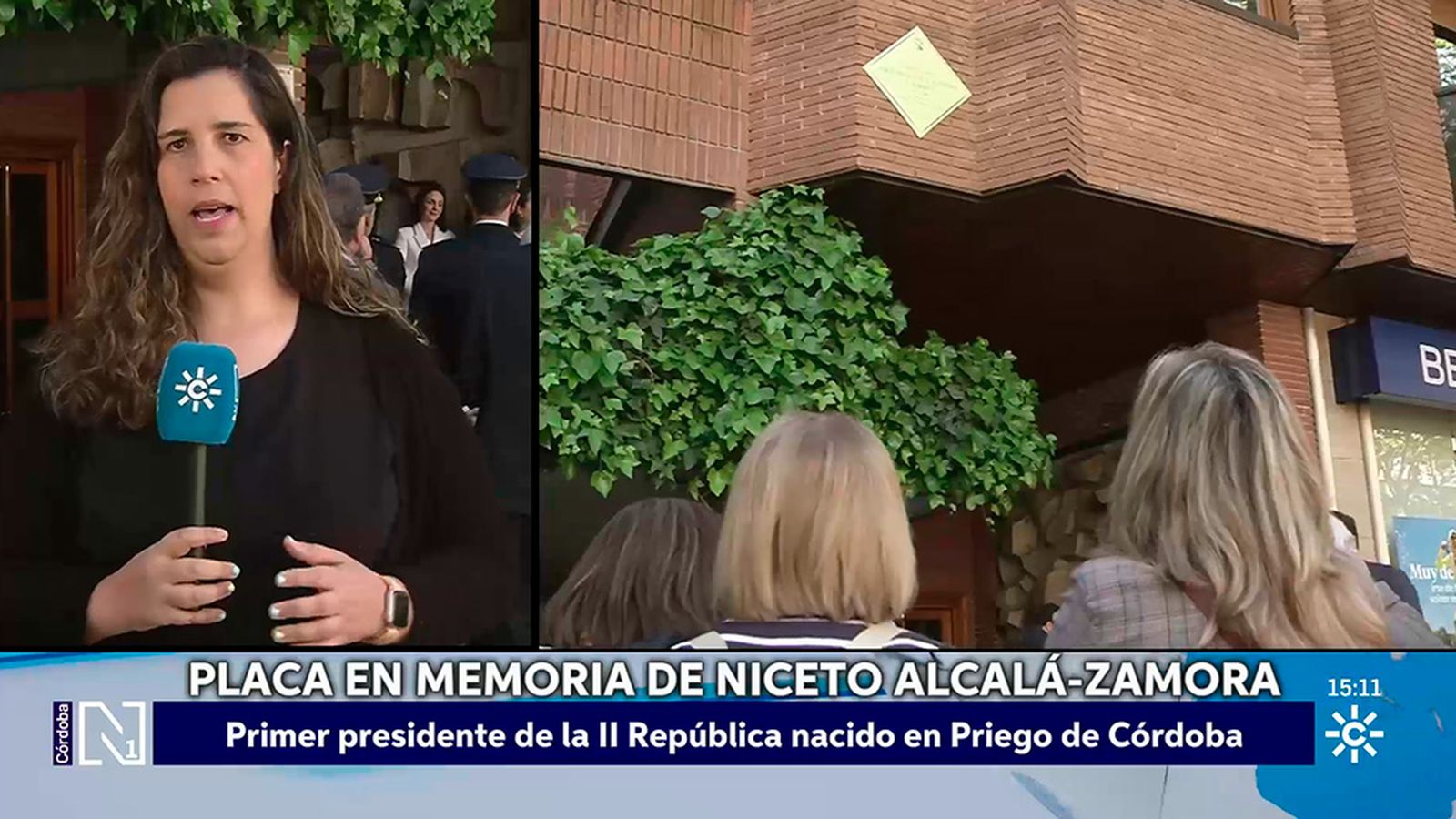 Placa conmemorativa de Niceto Alcalá Zamora en Madrid