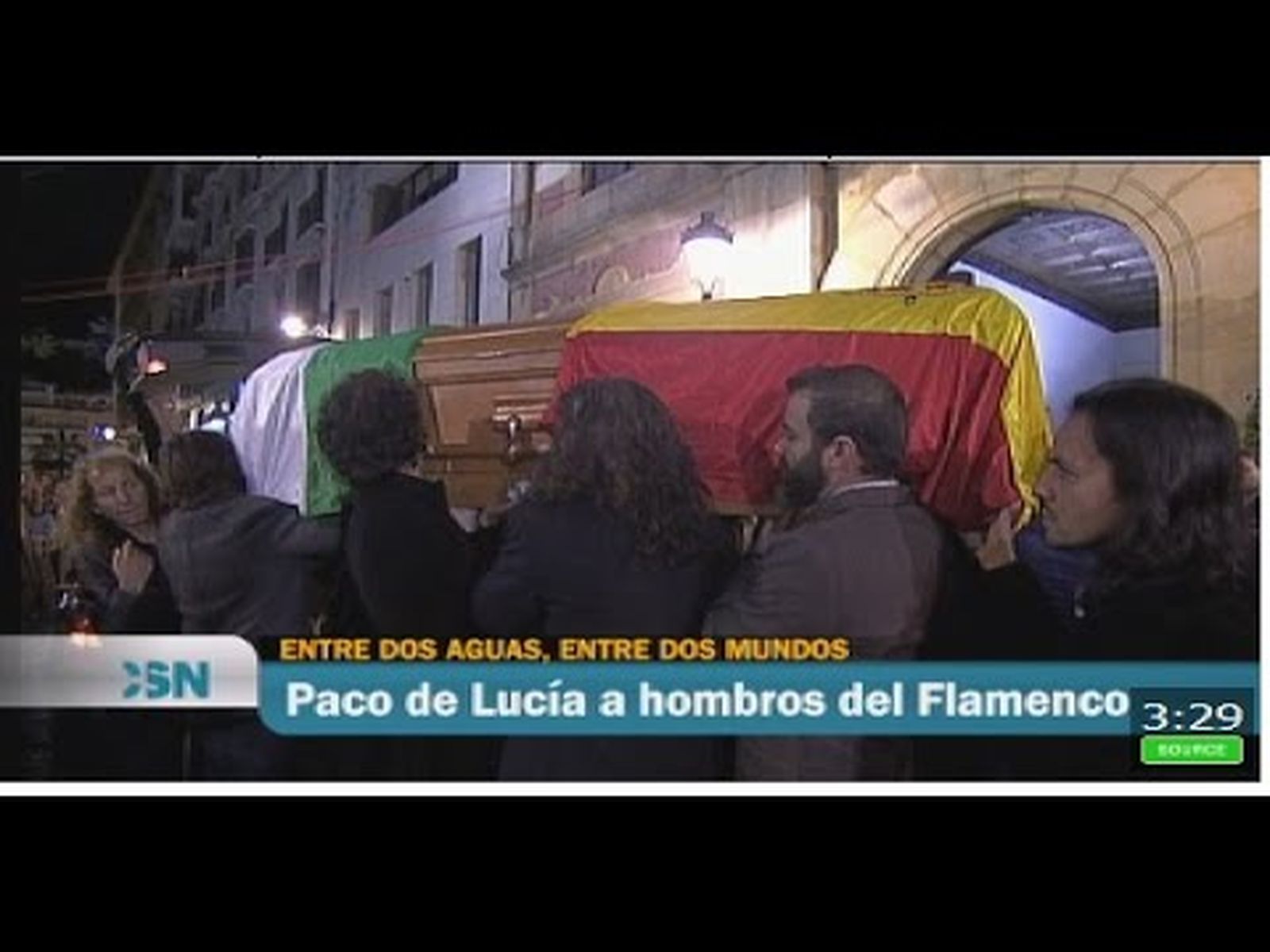 Paco de Lucía a hombros del Flamenco: funeral en Algeciras