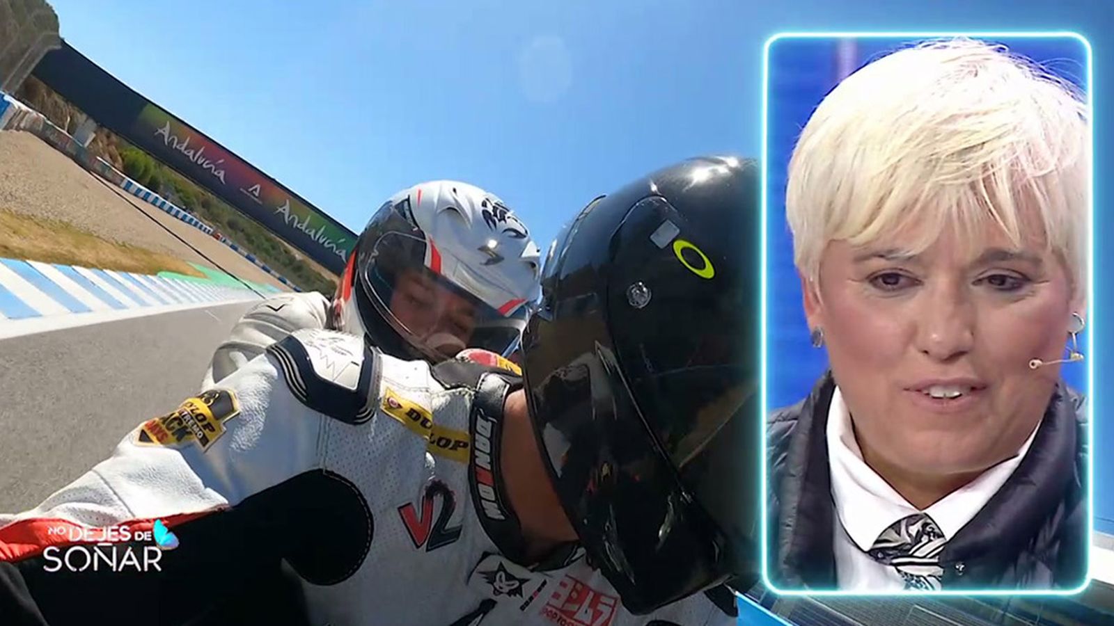 Carmen, profesora y apasionada de las motos, cumple su sueño gracias a su hija