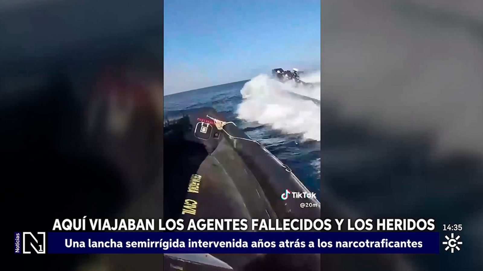 Video patrullera guardia Civil