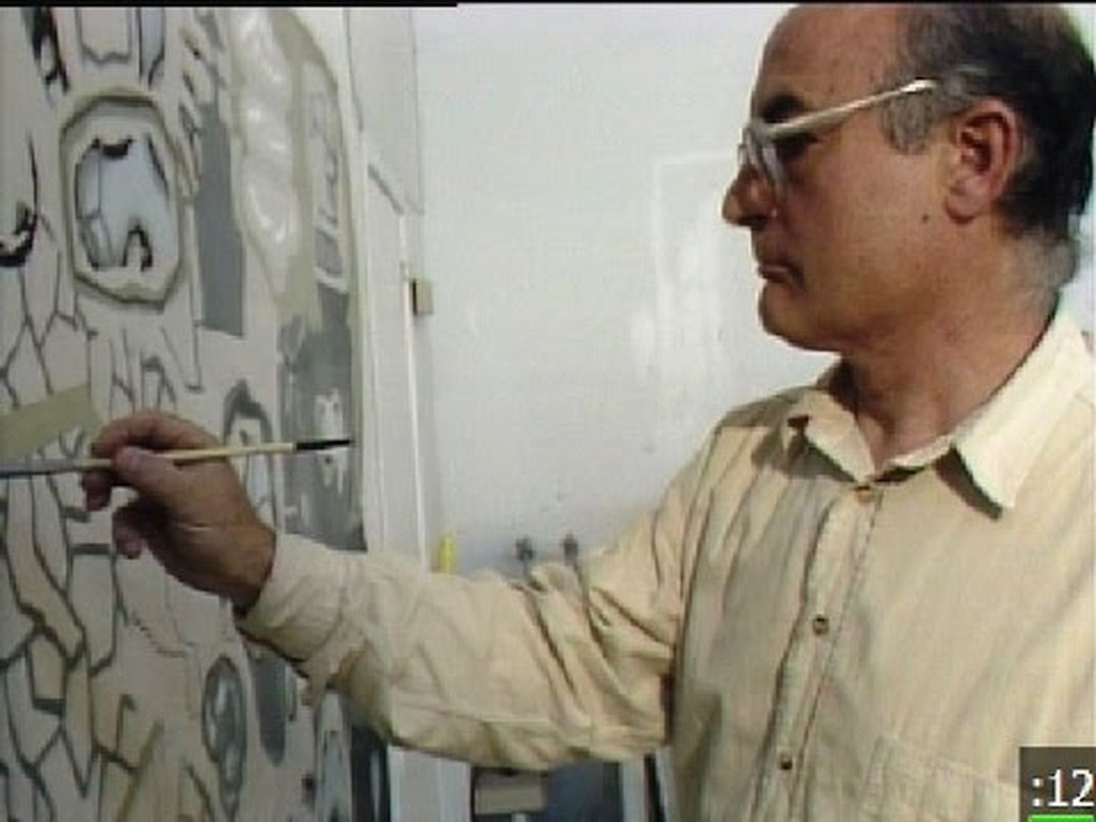 Luis Gordillo, entrevista al pintor en su estudio