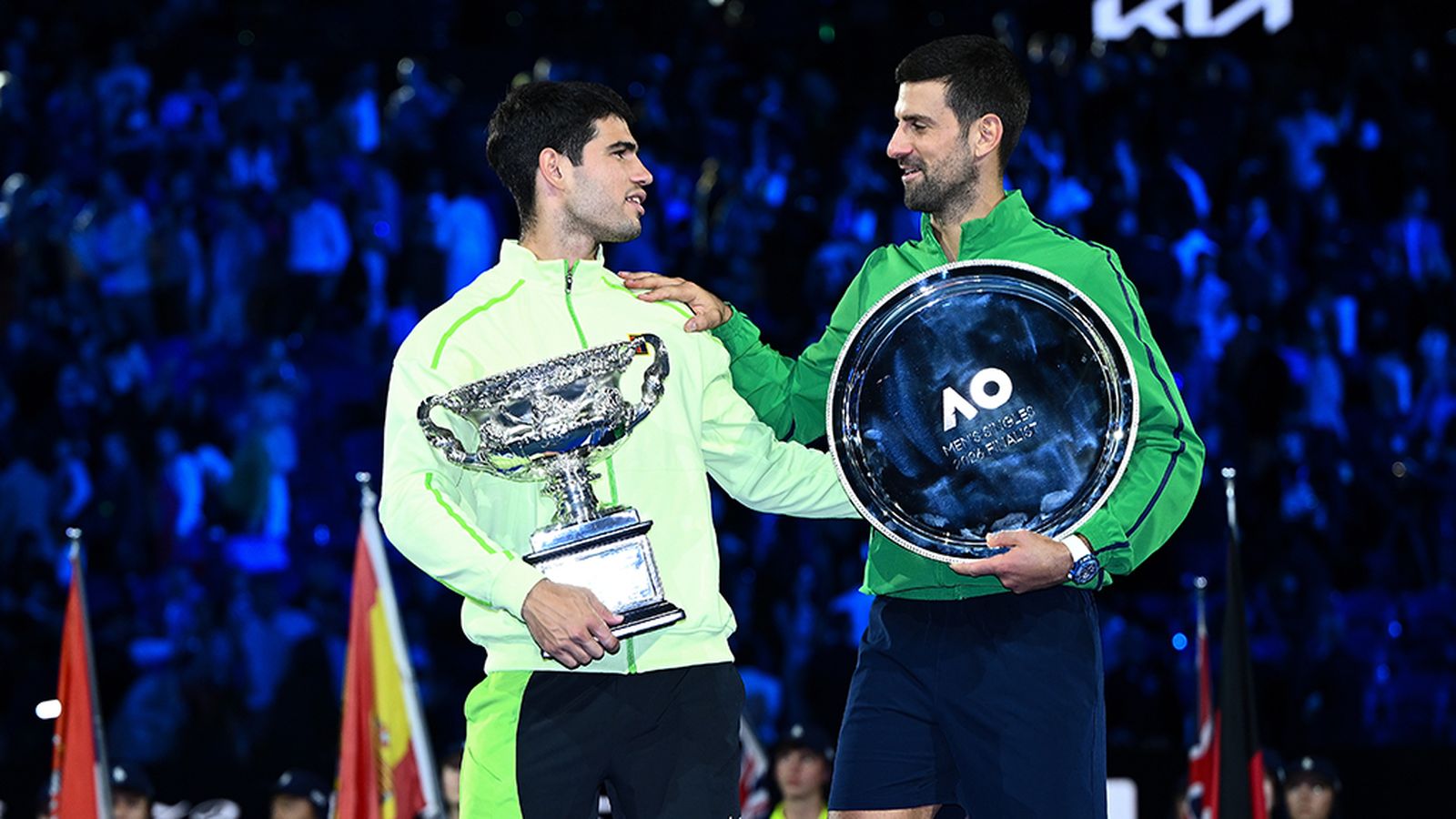 Alcaraz y Djokovic en Australia