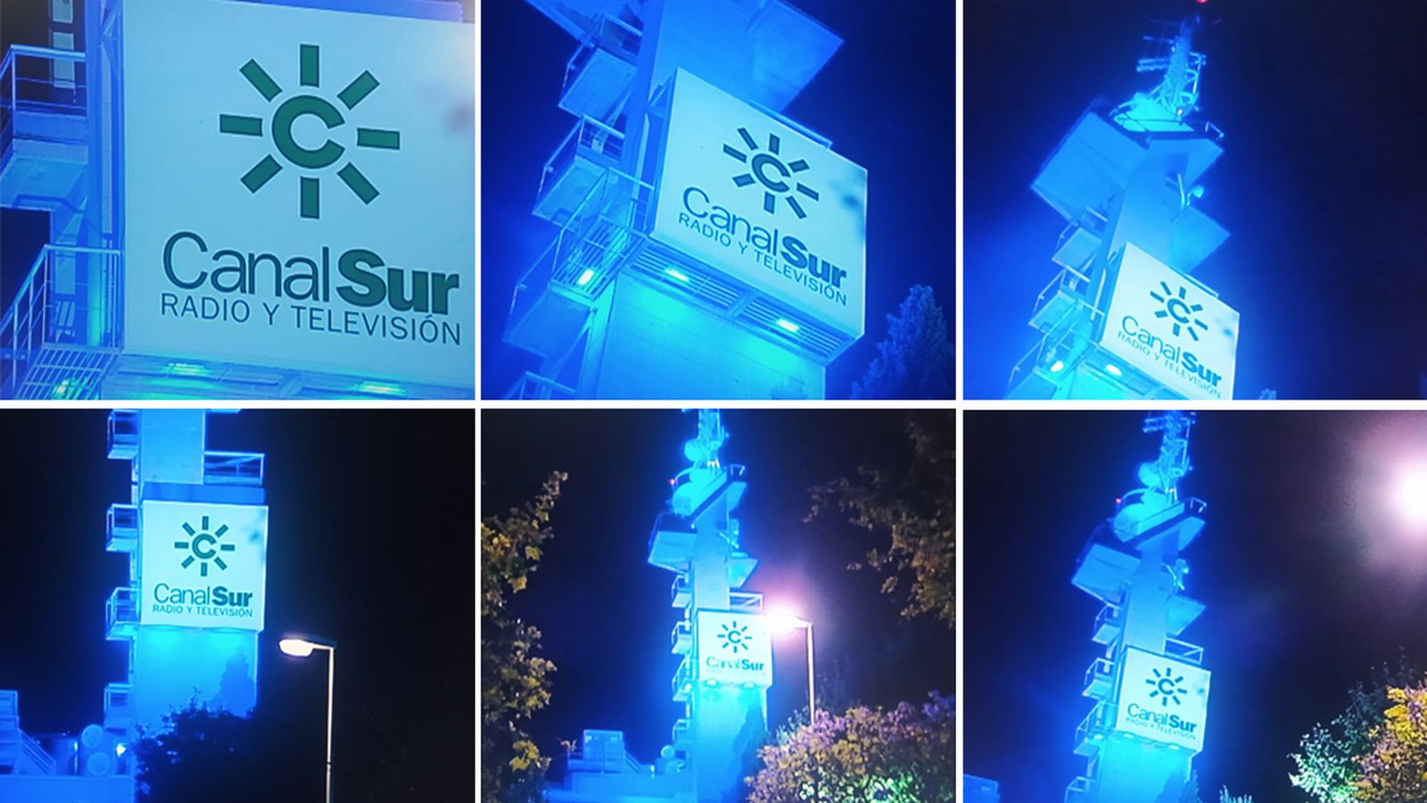 COMUNICACIÓN ILUMINACIÓN AZUL MÁLAGA