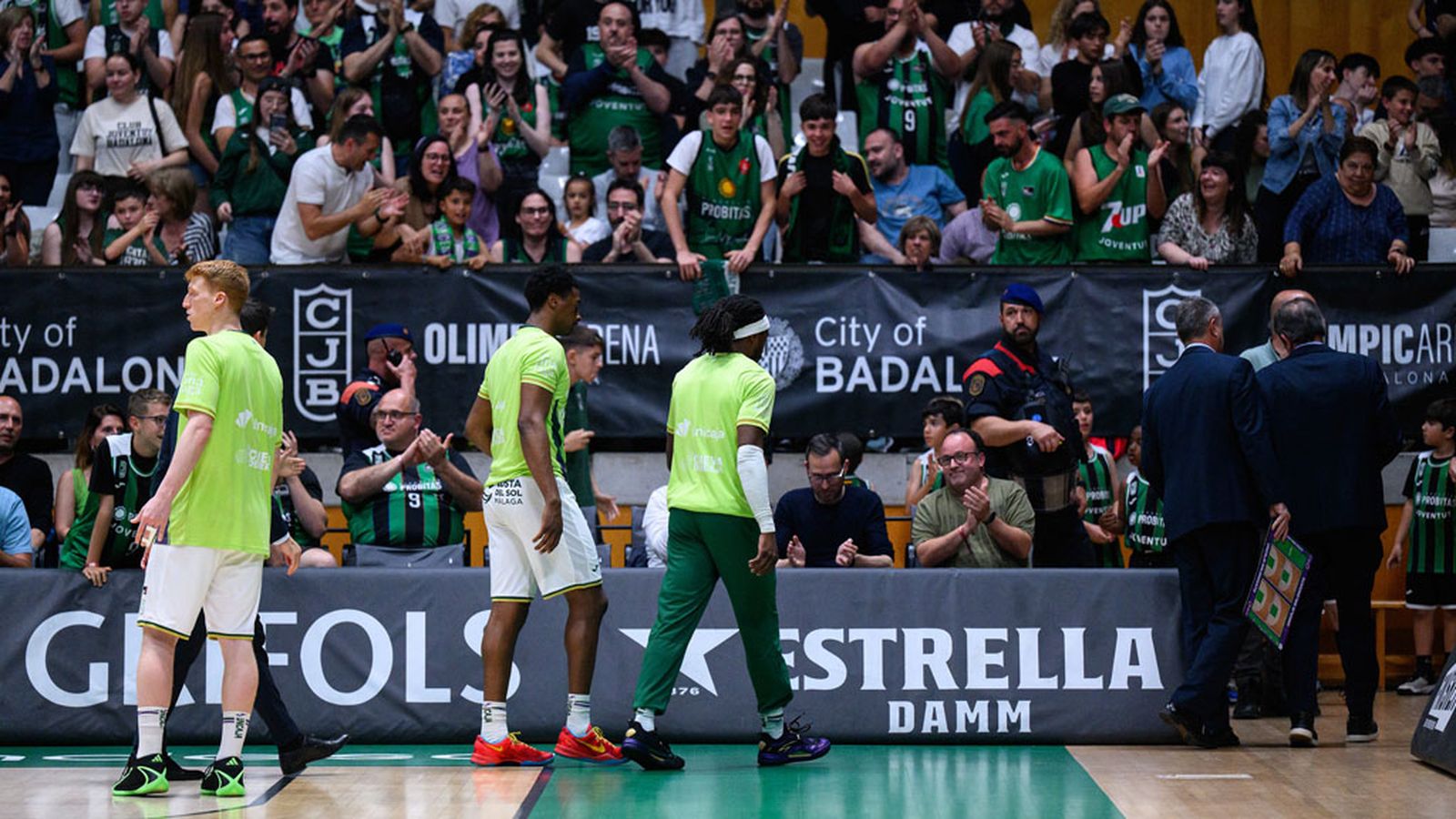 Unicaja partido suspendido ante el Joventut