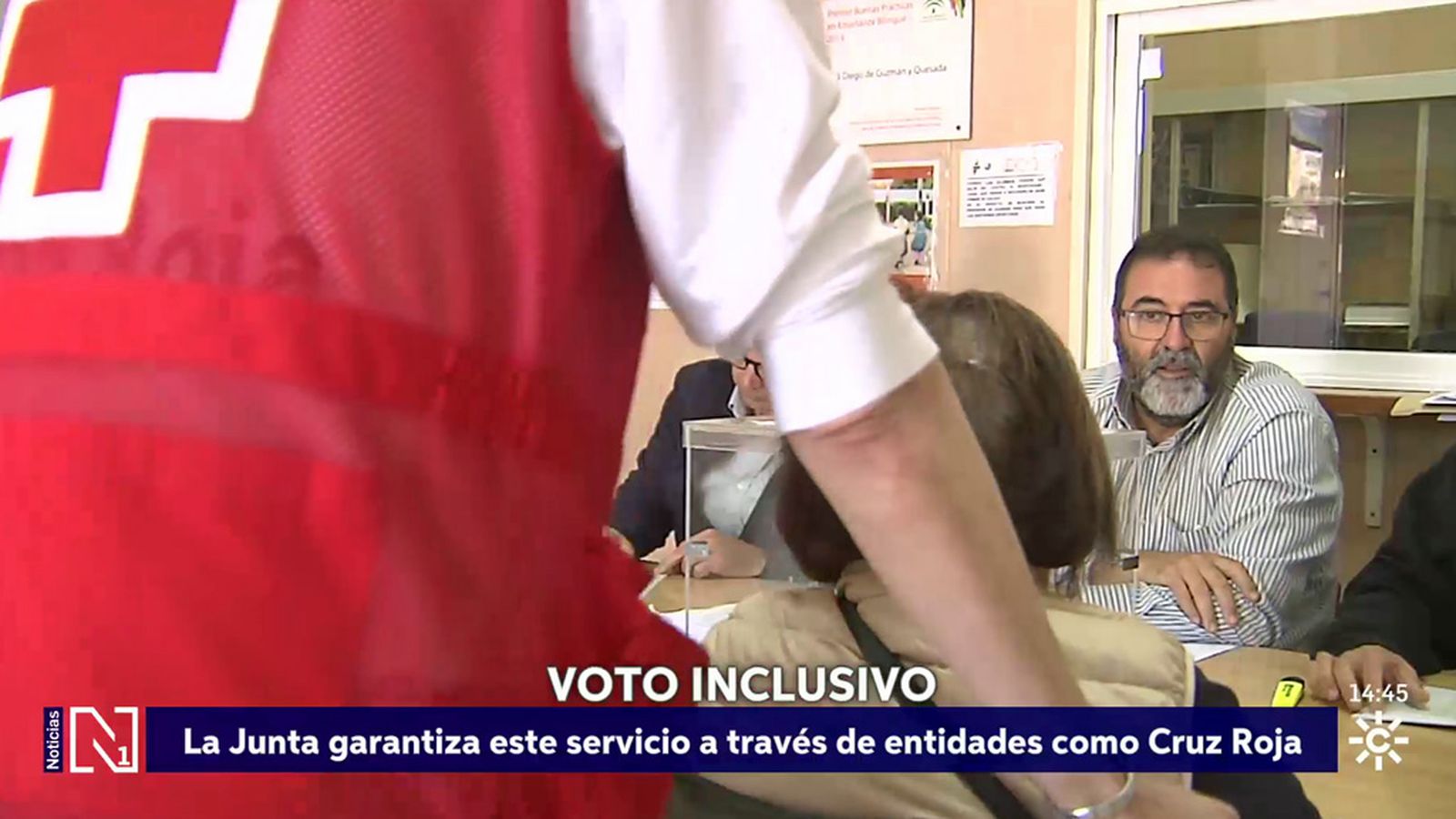 La Junta garantiza el voto inclusivo a través de entidades como Cruz Roja
