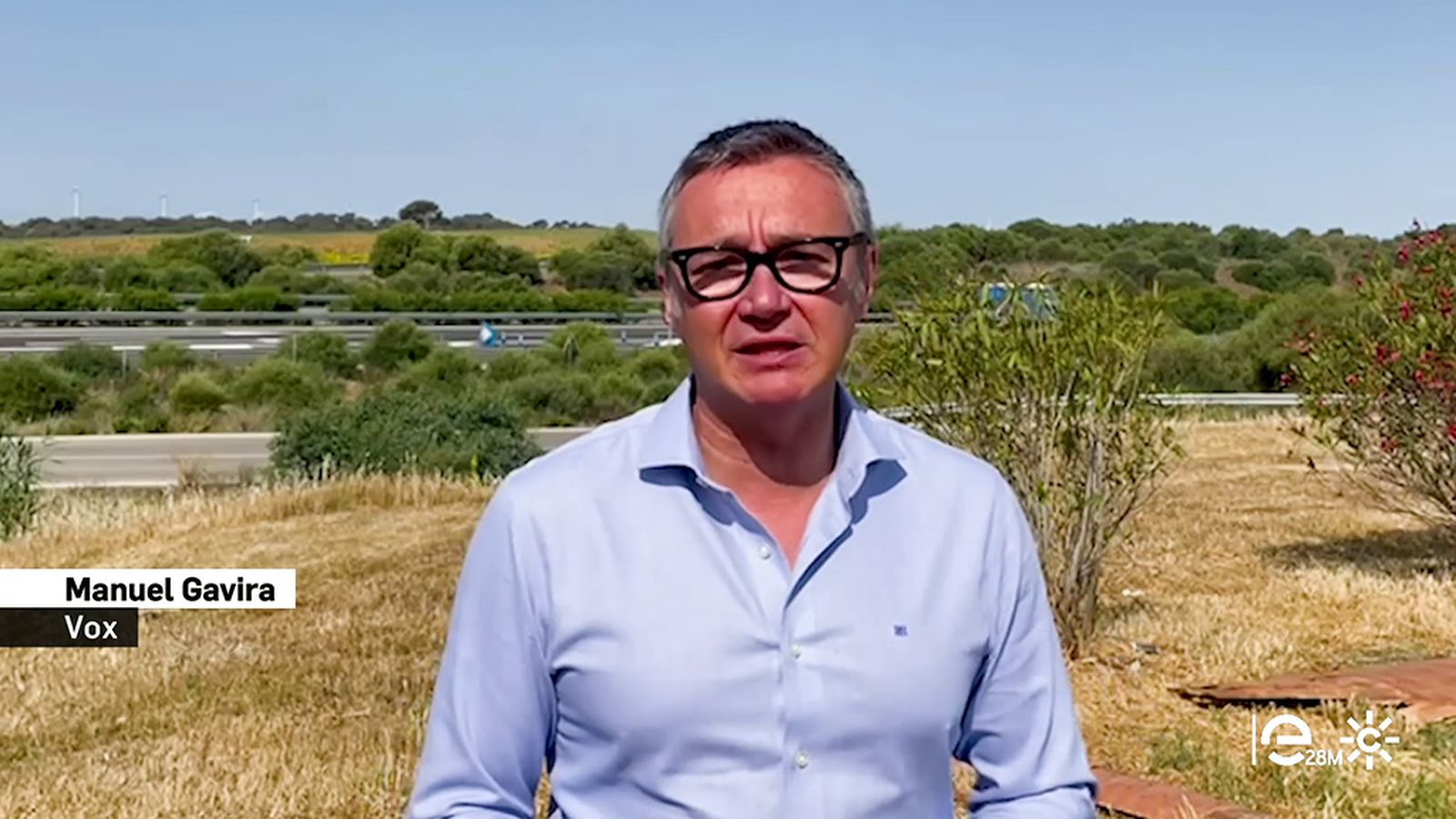 Gavira sobre el campo andaluz