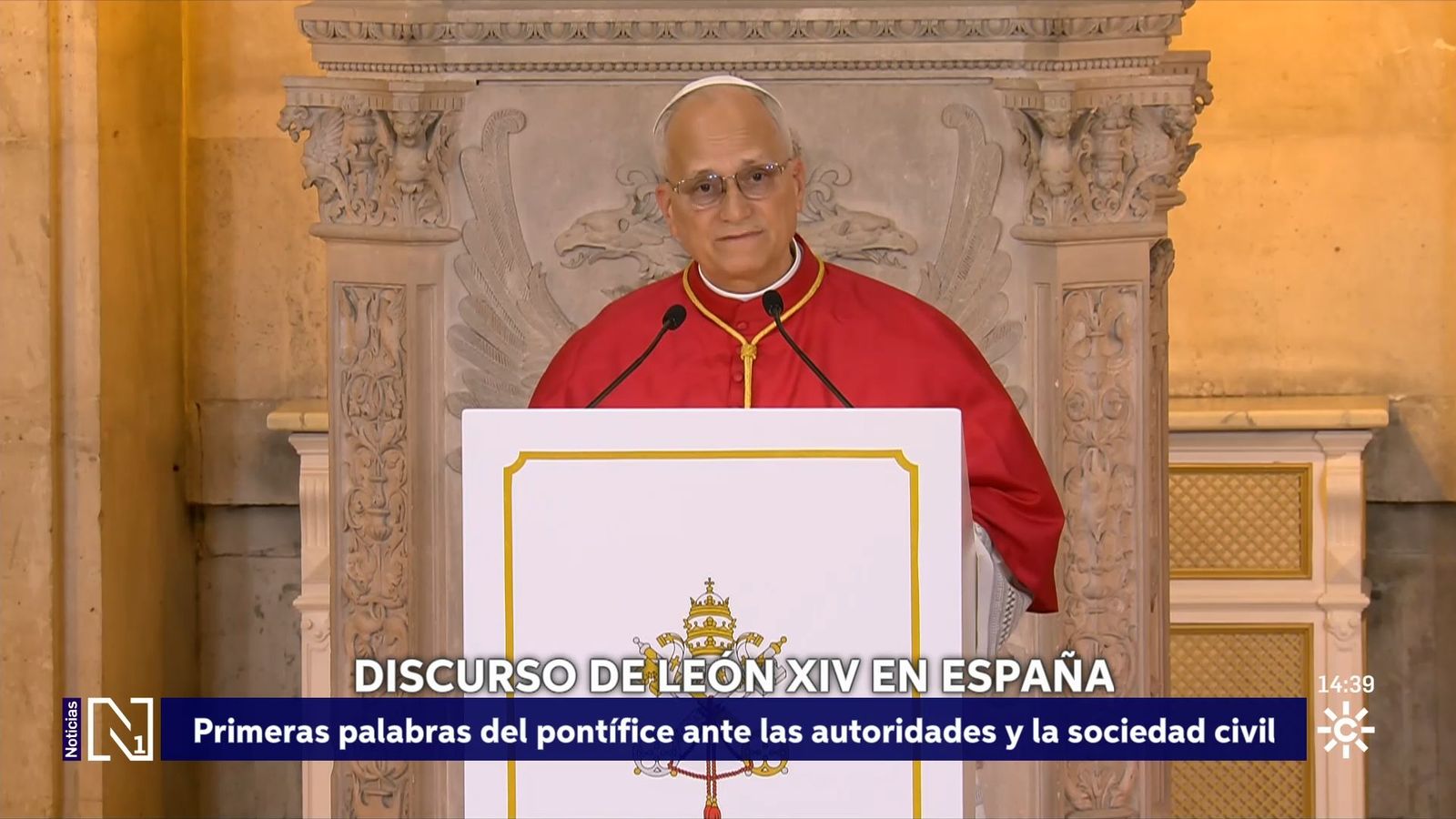 Discurso del Papa ante las autoridades