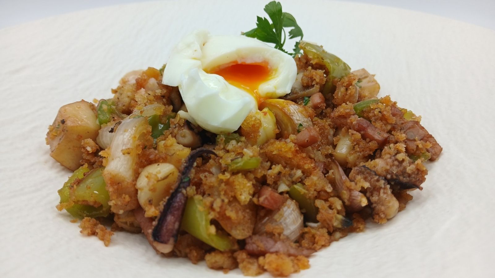 Migas con Gambones en "Cómetelo"