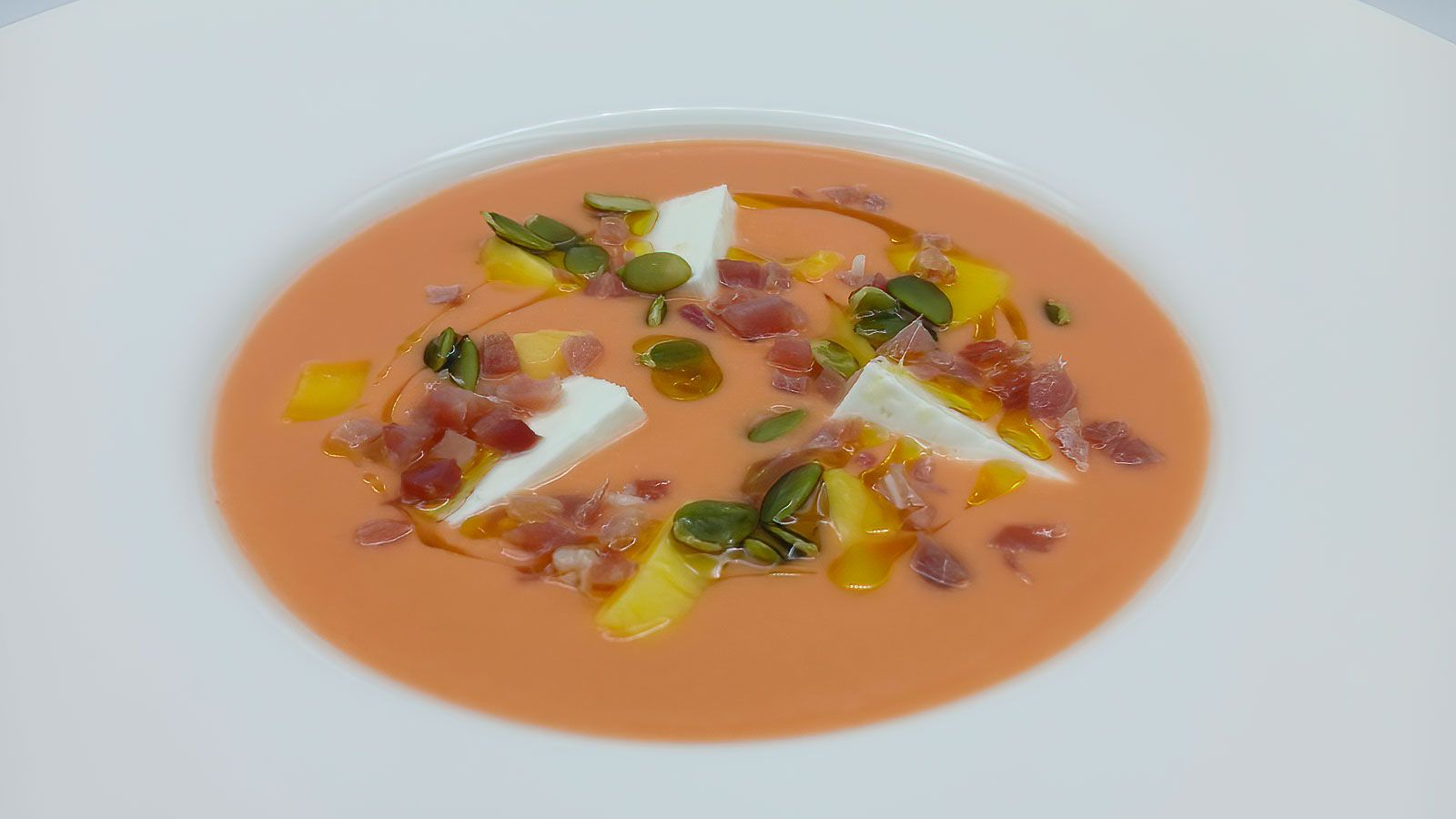 Gazpacho de mango