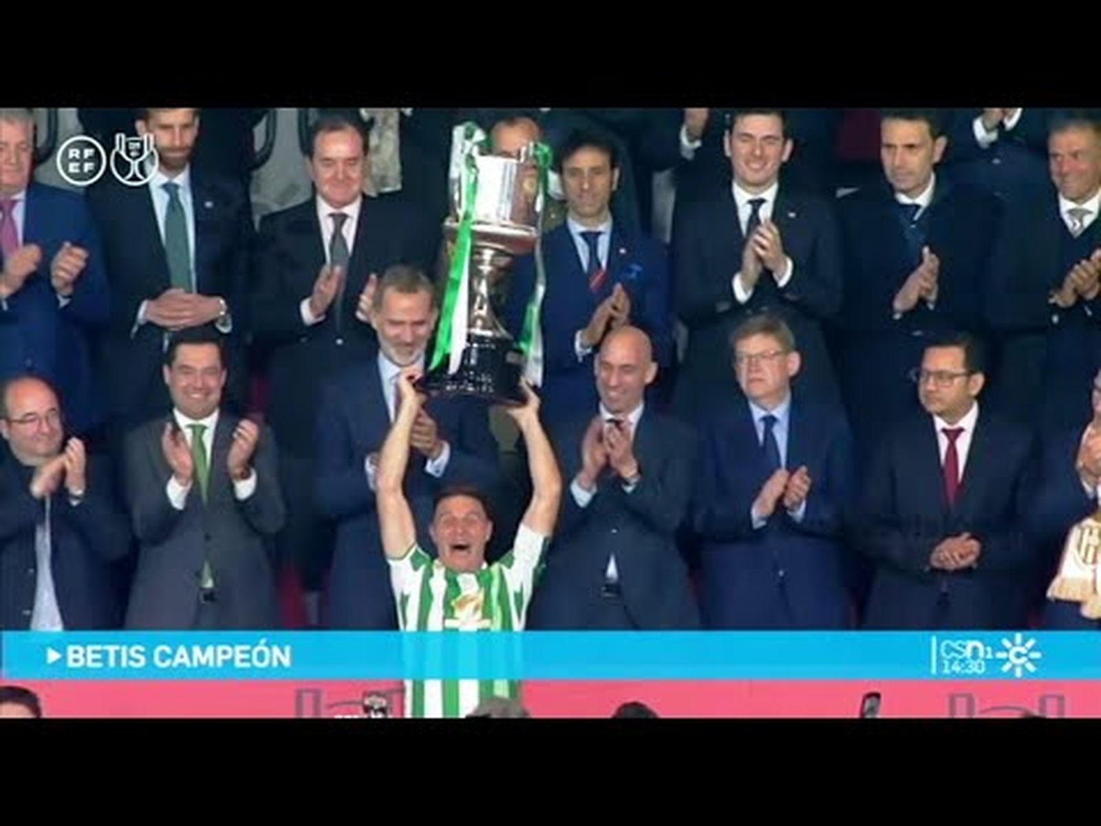 El Betis campeón de la Copa del Rey 2022 de fútbol