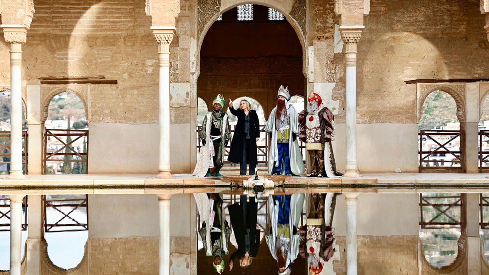 Reyes Magos en la Alhambra de Granada