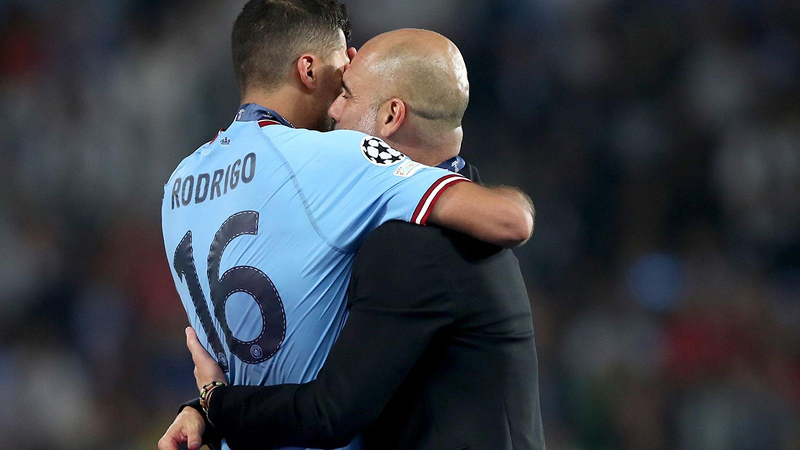 Guardiola y Rodri