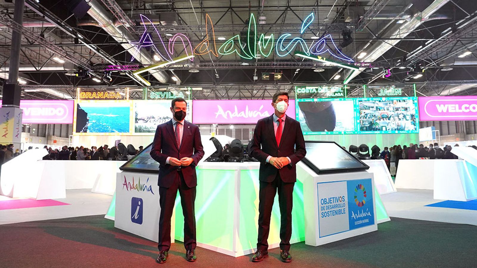 Moreno y Marín en Fitur