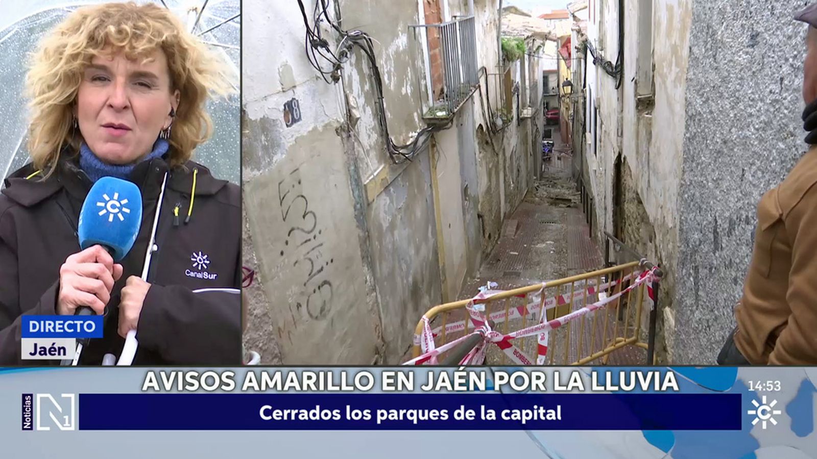 Avisos por viento y lluvia en cinco provincias andaluzas