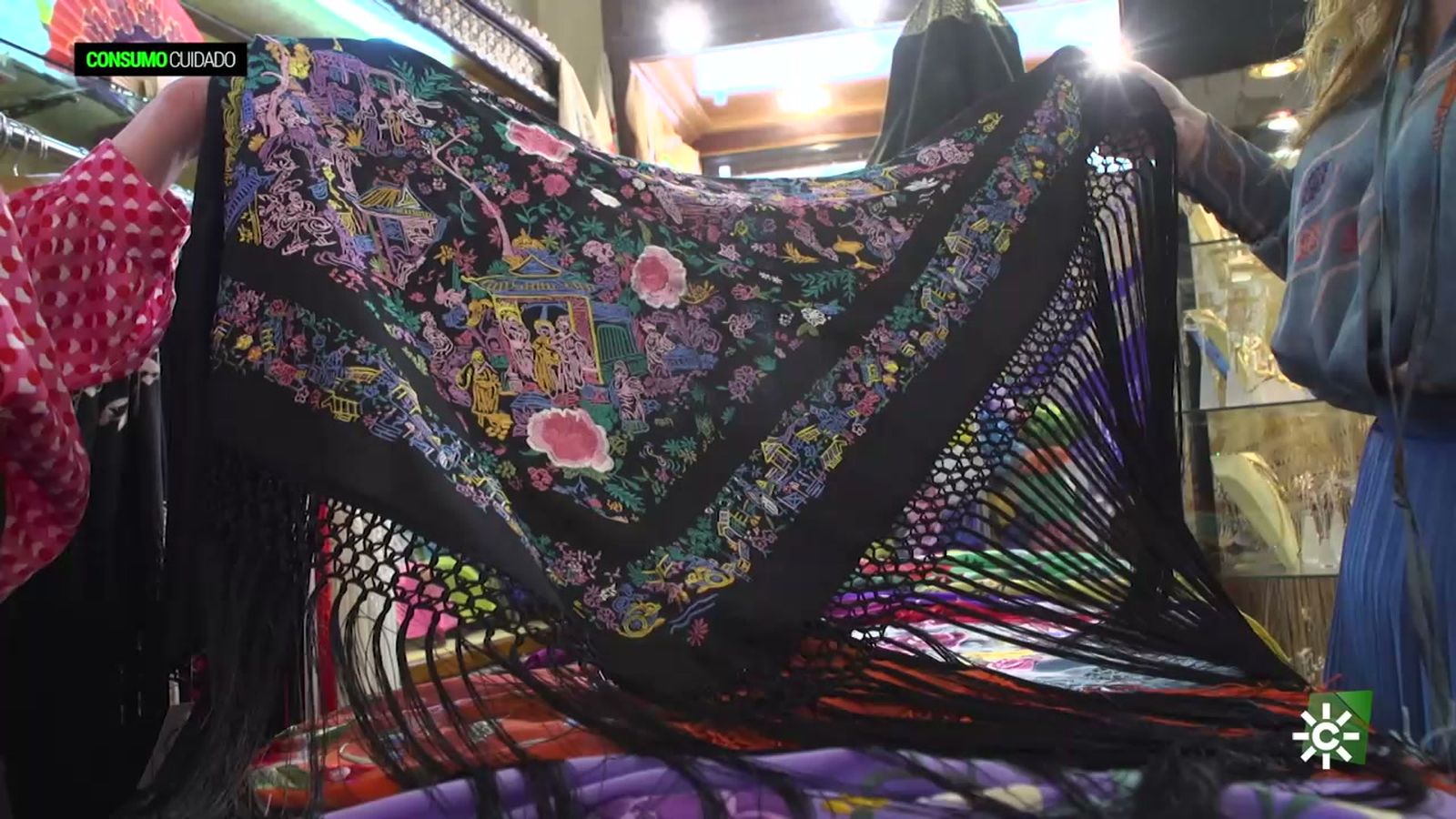 La mejor manera de guardar un mantón de manila
