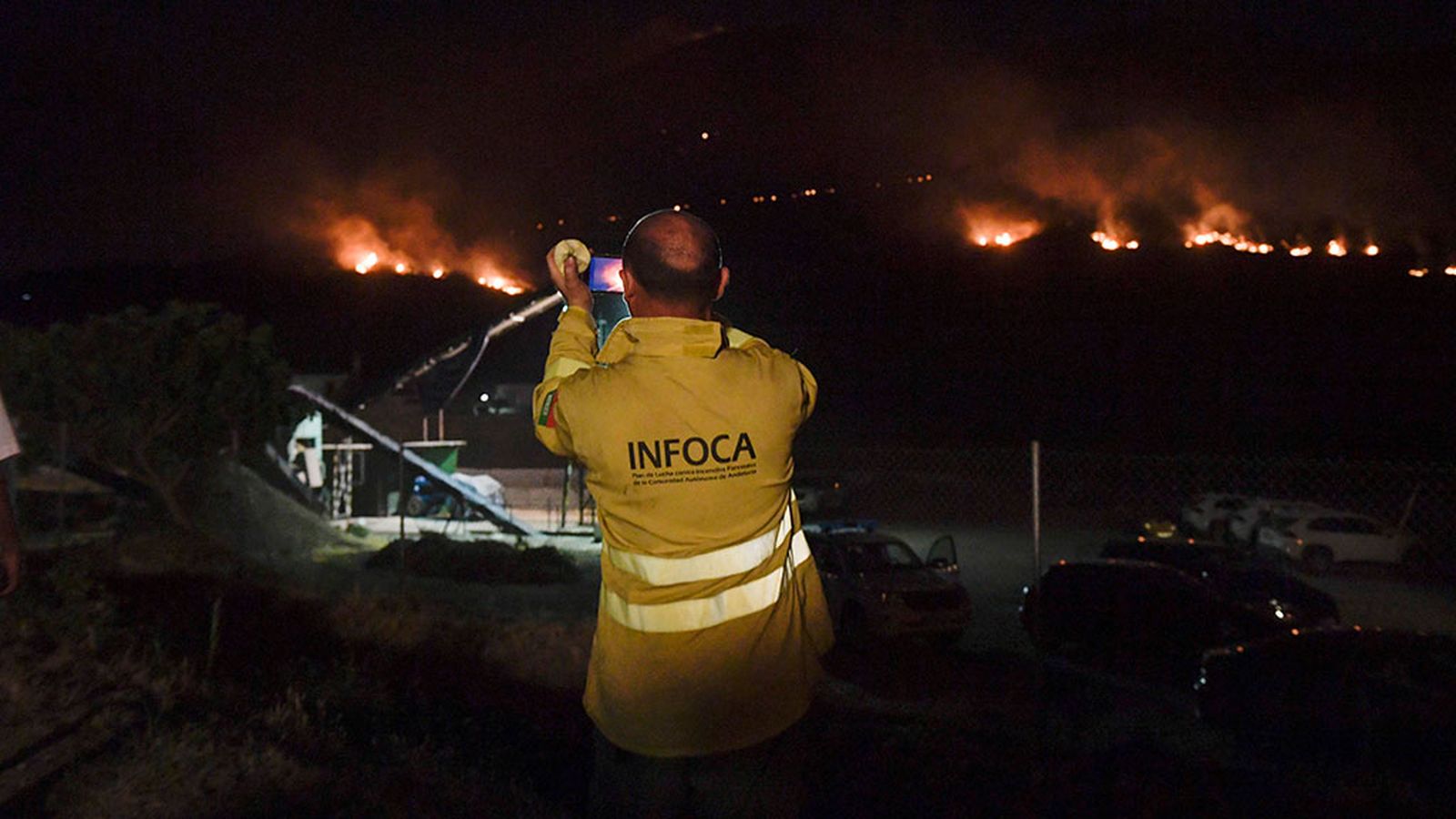 Incendio en Pinos puente
