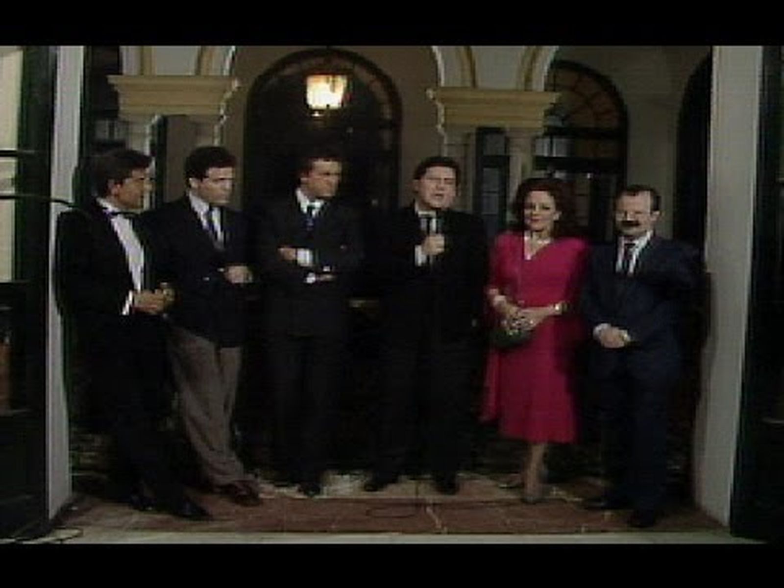 Inauguración Canal Sur. Invitados en el Casino de la Exposición de la Exposición