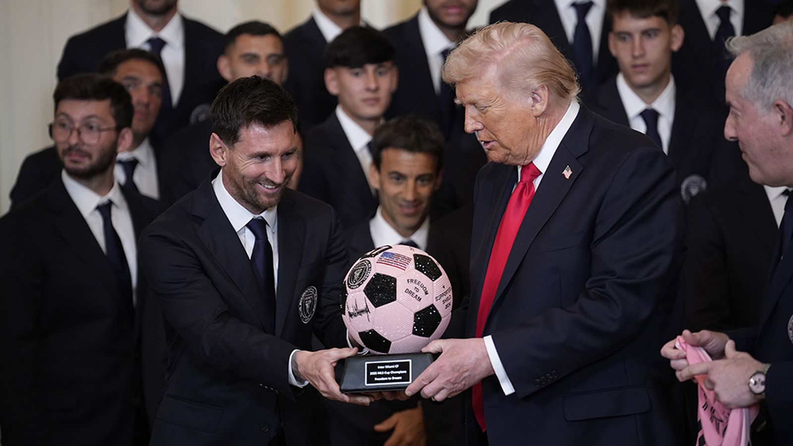 Messi con Trump