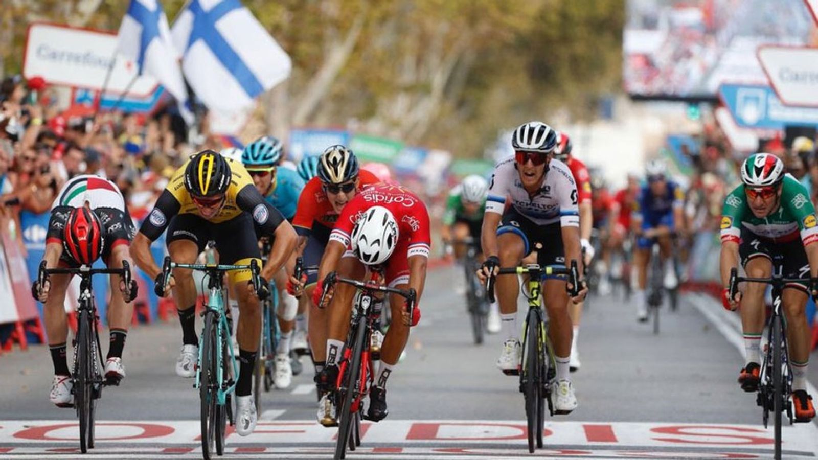 sprint vuelta