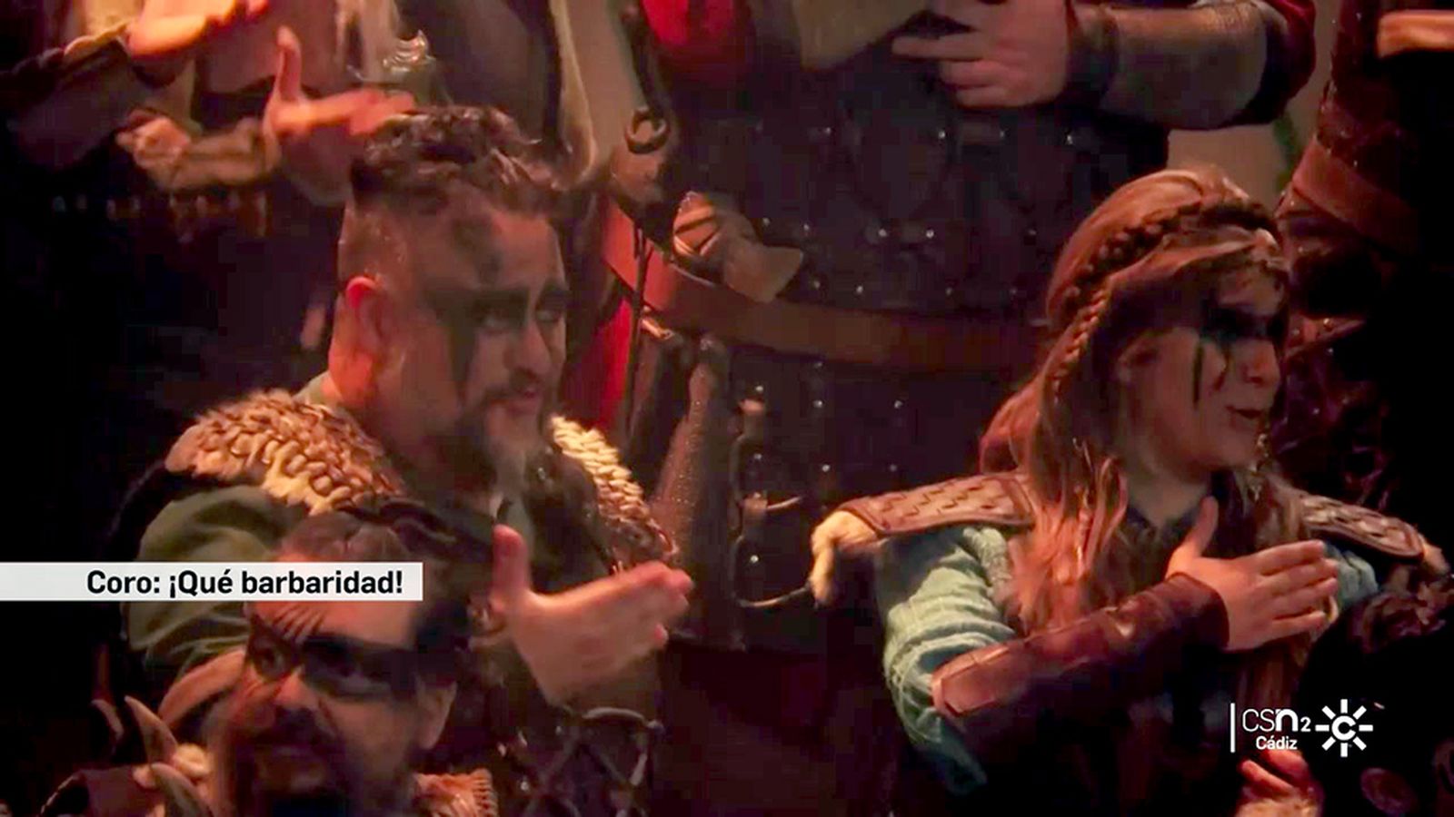 CarnavalSur | El coro de bárbaros del Chapa le guiña un ojo a Cádiz con un tango
