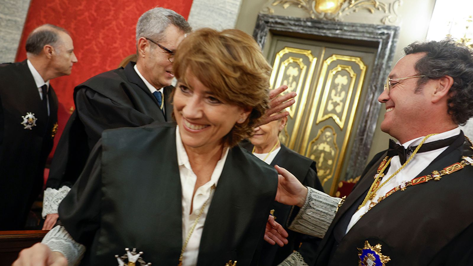 Dolores Delgado y Alvaro García Ortiz