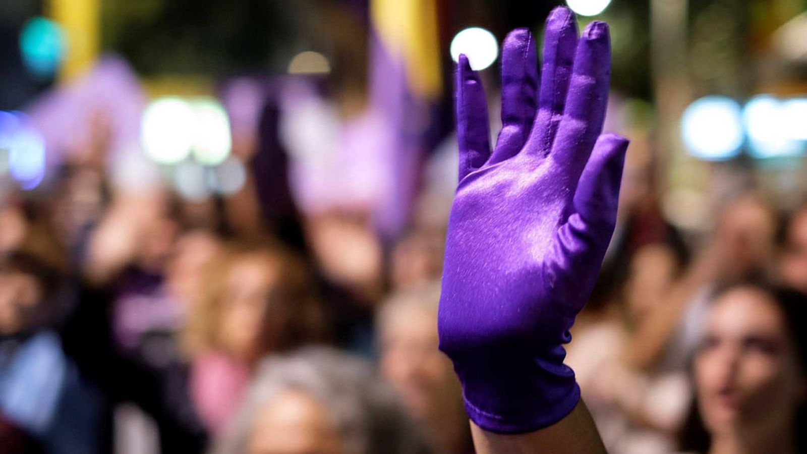 Violencia machista manifestación