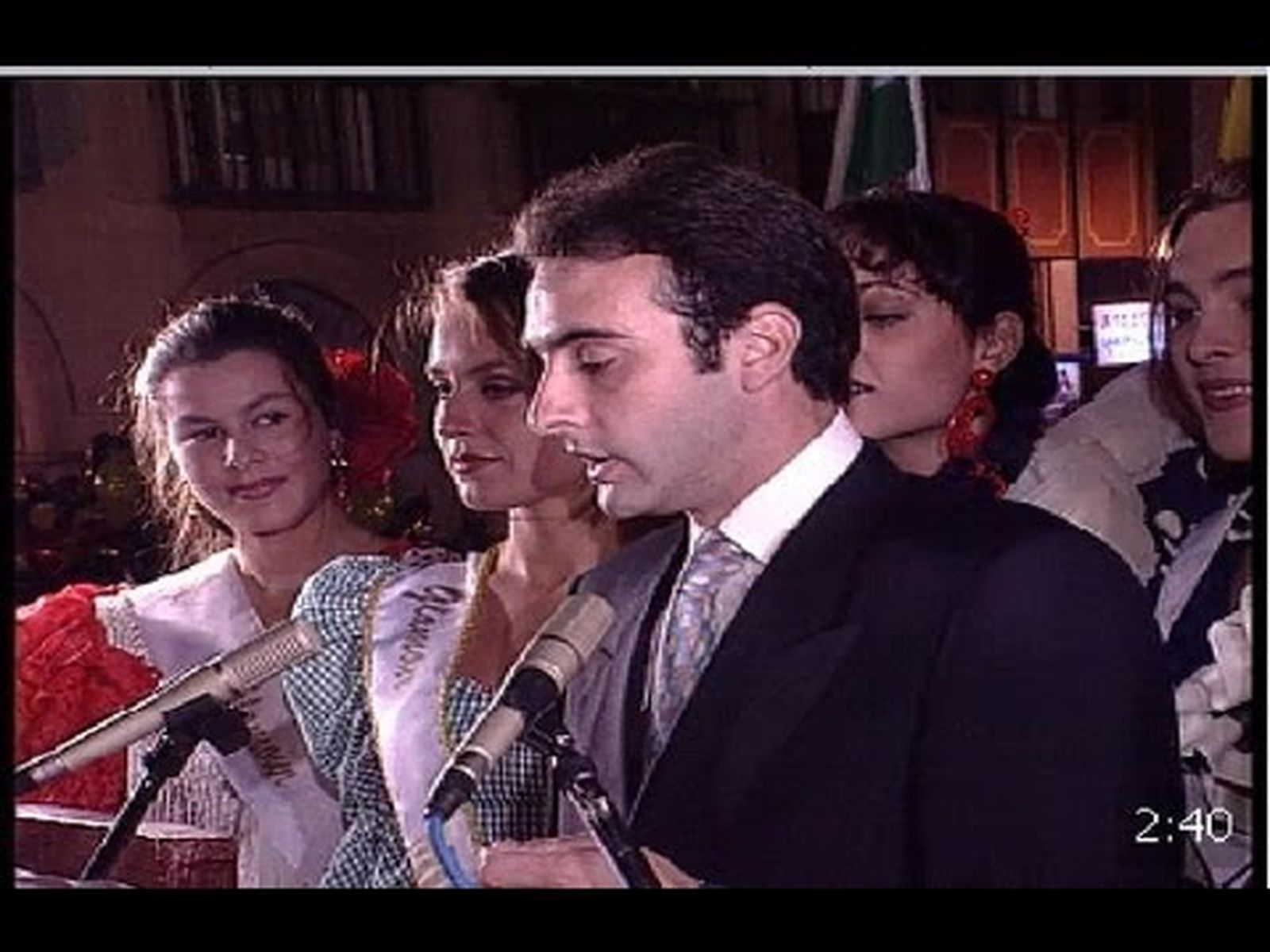 Inauguración del recinto ferial de Jaén, con Enrique Ponce de pregonero (1996)