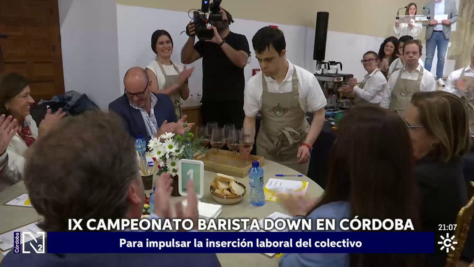 Lograr la inserción laboral de las personas con sindrome de Down es el objetivo del campeonato de baristas de Córdoba