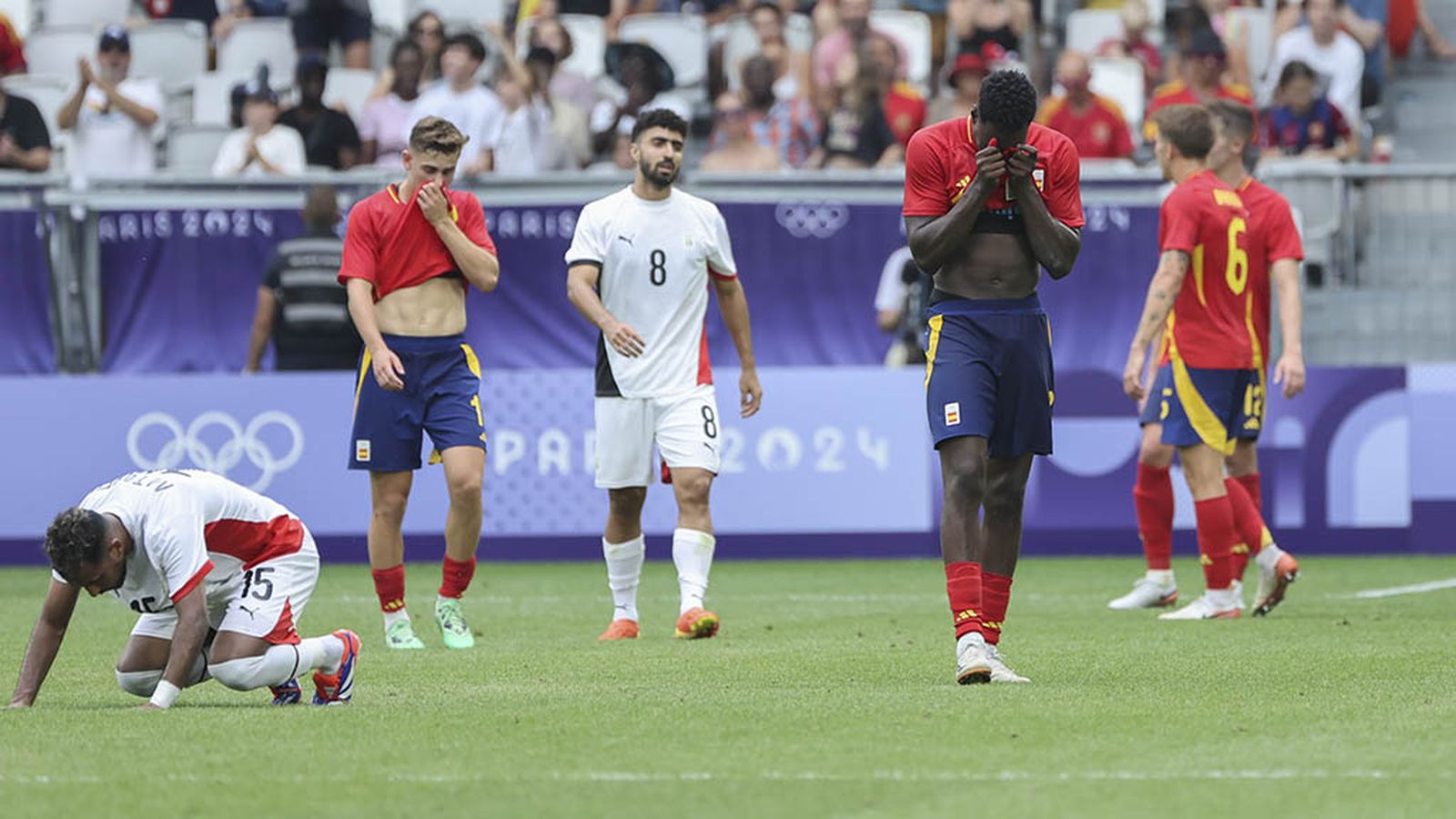 Foto España Egipto Fútbol París 24